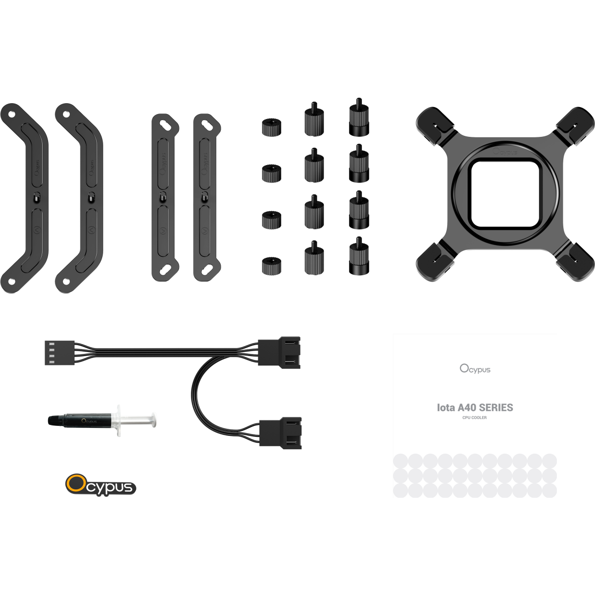 Кулер Ocypus Iota A40 Dual Fan BK - Iota-A40-BK2NNWD00X-GL - фото 8