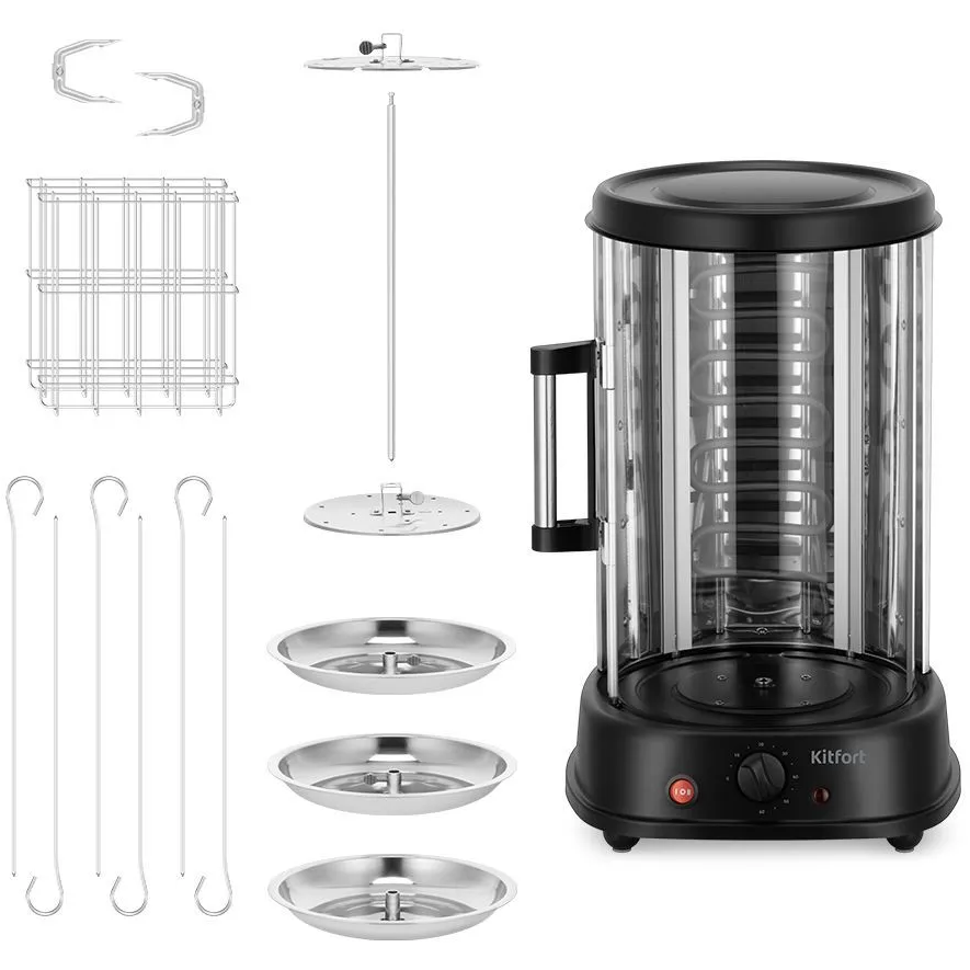 Электрошашлычница Kitfort KT-1411 - КТ-1411 - фото 5