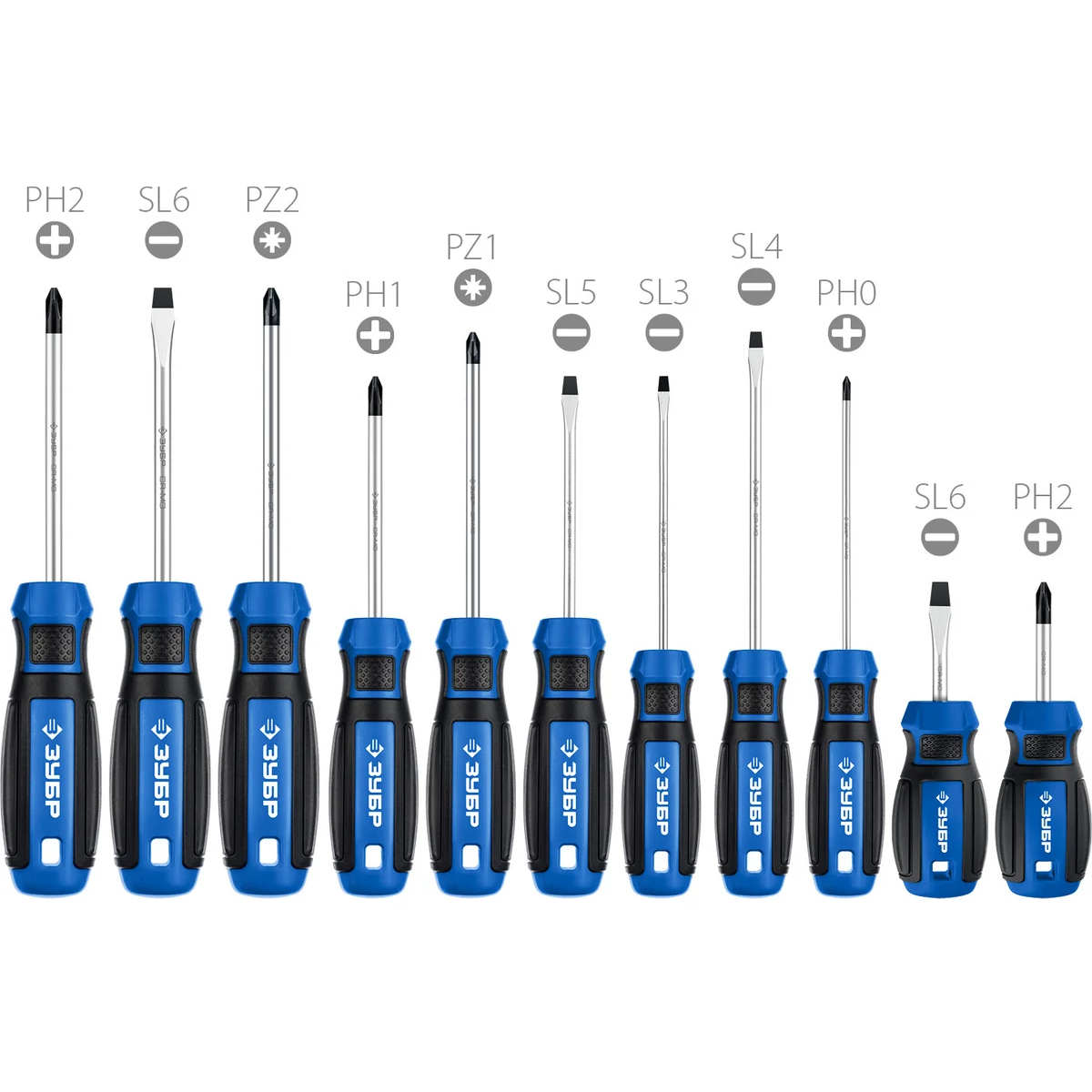 Набор отвёрточный ЗУБР 25241