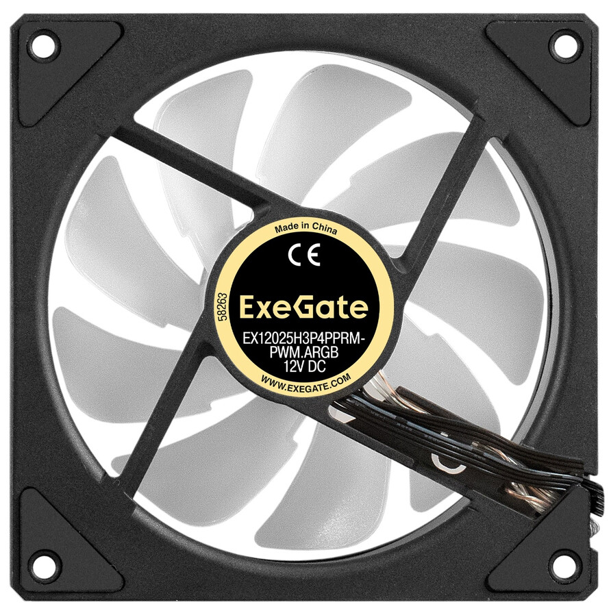 Вентилятор для корпуса ExeGate EX12025H3P4PPRM-PWM.ARGB - EX299561RUS - фото 4