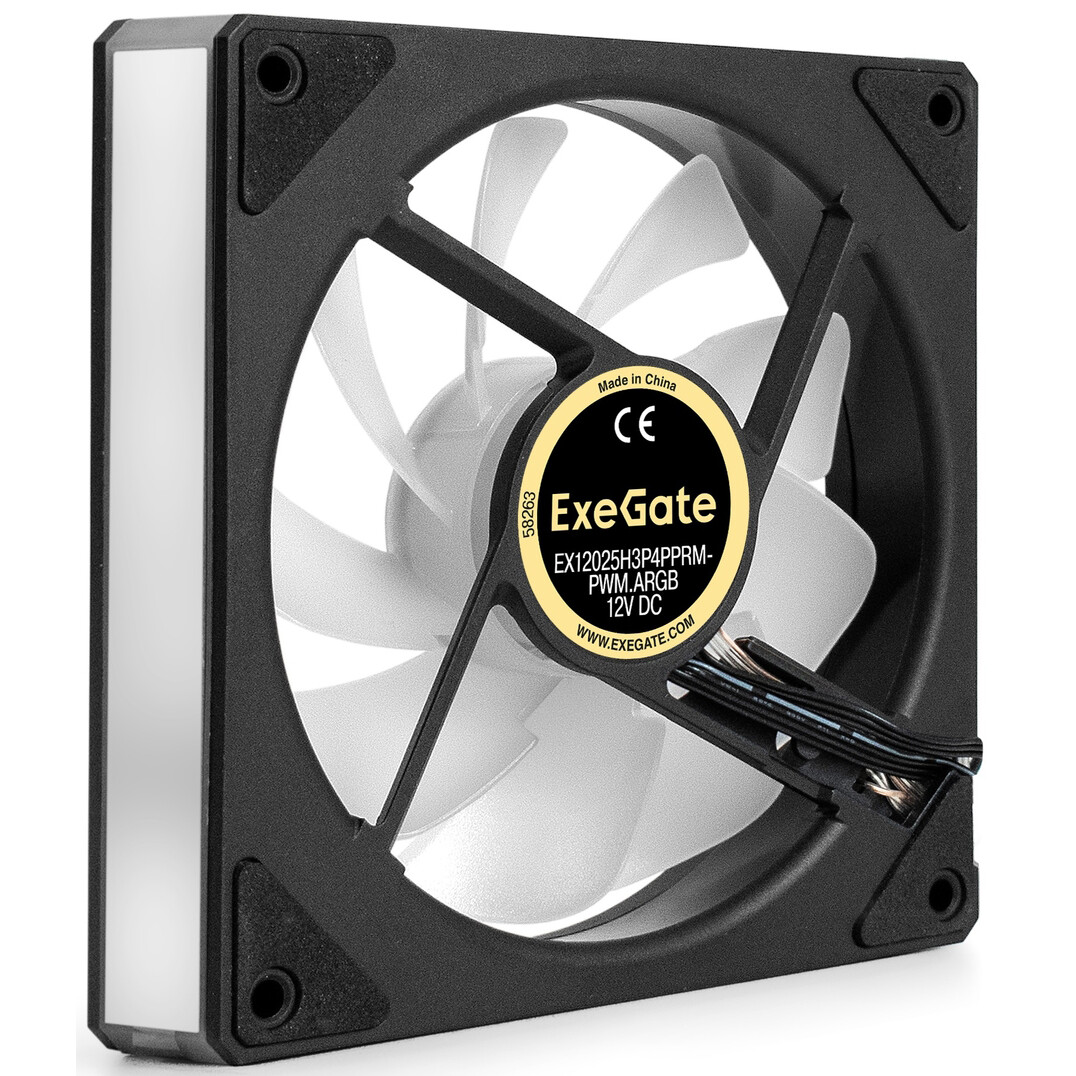 Вентилятор для корпуса ExeGate EX12025H3P4PPRM-PWM.ARGB - EX299561RUS - фото 5