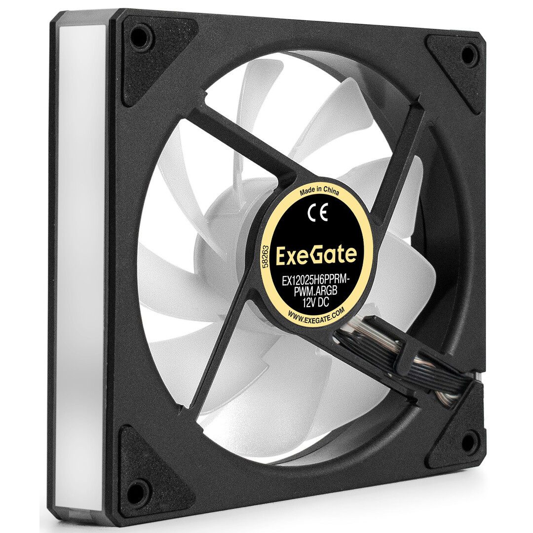 Вентилятор для корпуса ExeGate EX12025H6PPRM-PWM.ARGB - EX299562RUS - фото 5