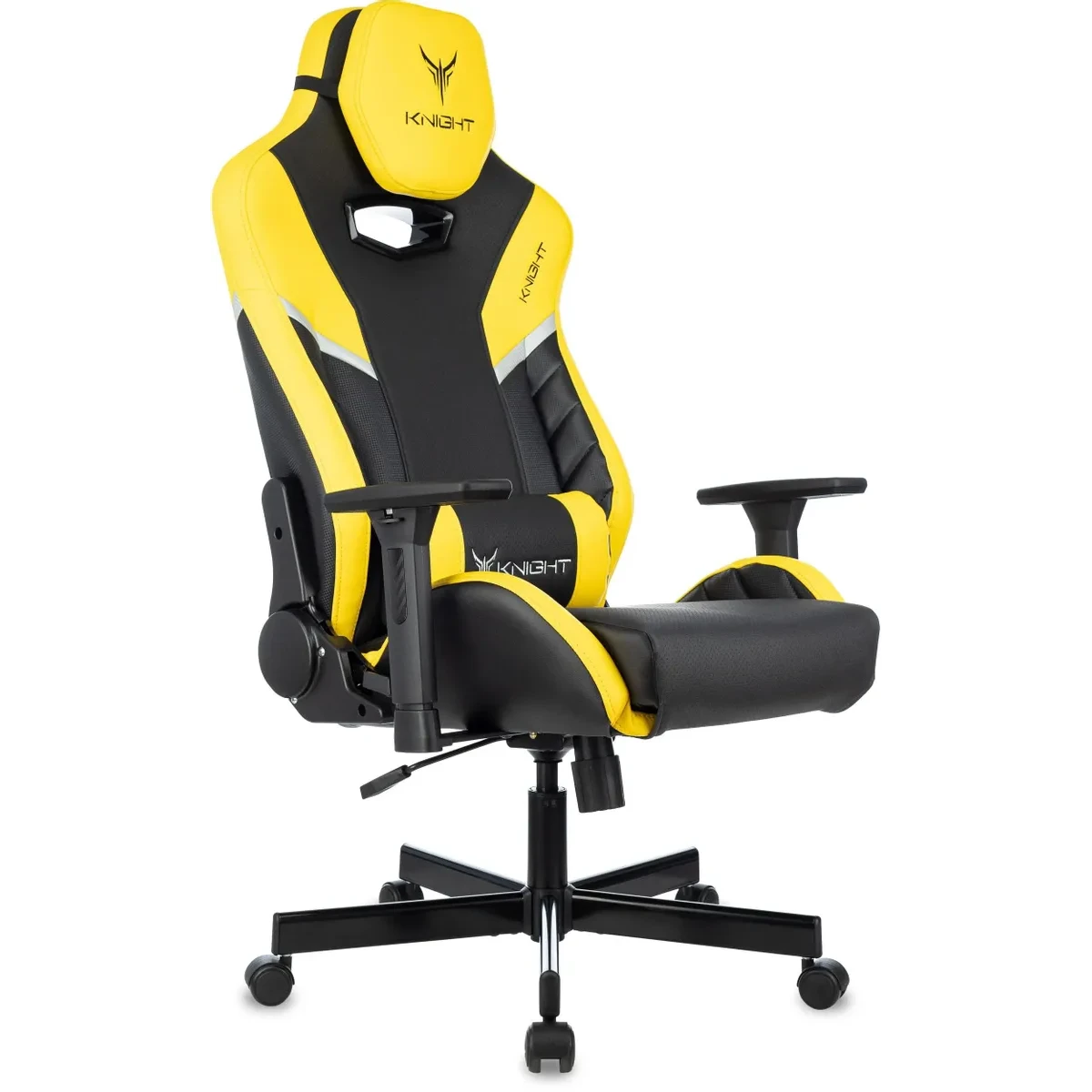 Игровое кресло Бюрократ Knight Thunder 5X Black/Yellow - KNIGHT THUNDER 5X Y