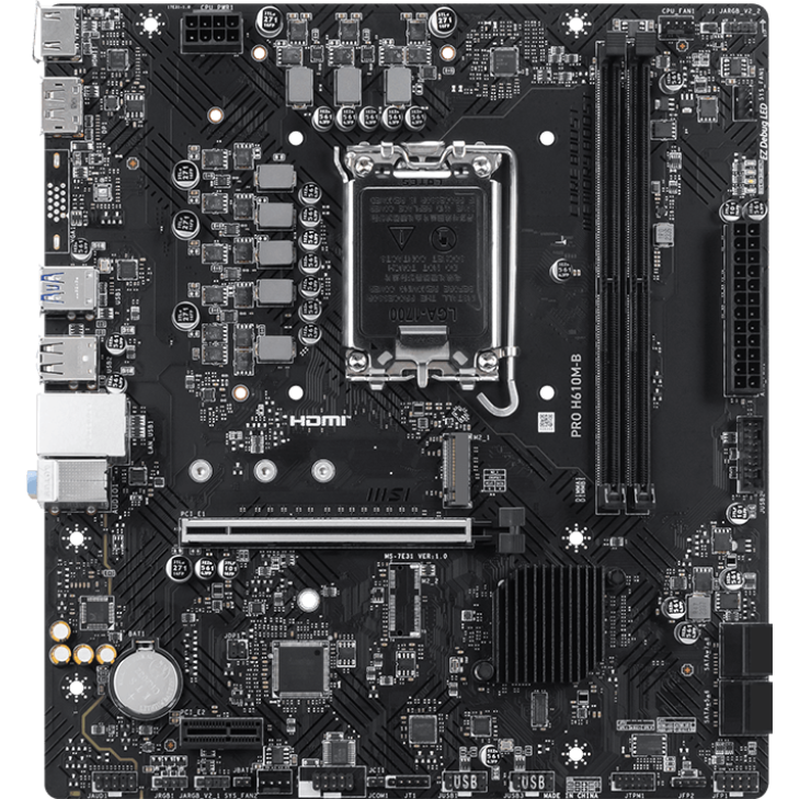 Материнская плата MSI PRO H610M-B