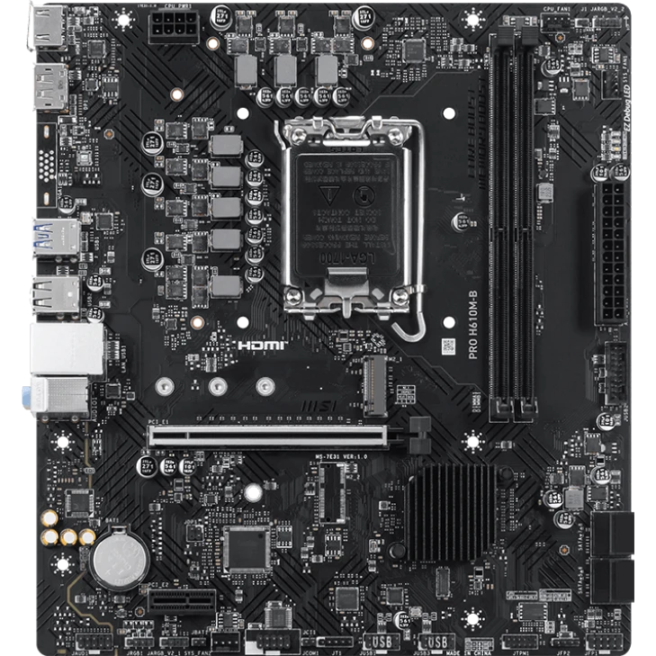 Материнская плата MSI PRO H610M-B