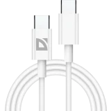 Кабель USB Type-C - USB Type-C, 1м, Defender F182 60W White (87508)