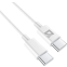 Кабель USB Type-C - USB Type-C, 1м, Defender F182 60W White - 87508 - фото 3