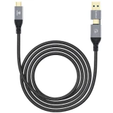 Кабель USB Type-C - USB/USB Type-C, 1.5м, Orico ACC40-15-BK-BP