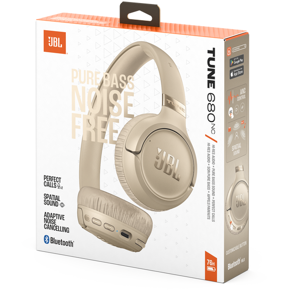 Гарнитура JBL Tune 680NC Beige - JBLT680NCBEG - фото 8