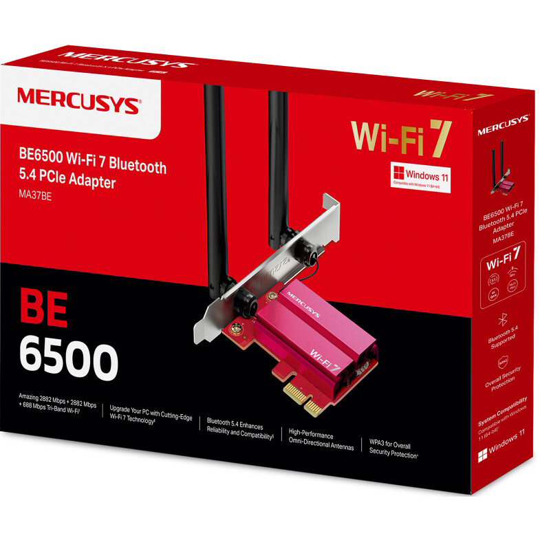 Wi-Fi адаптер Mercusys MA37BE - фото 2