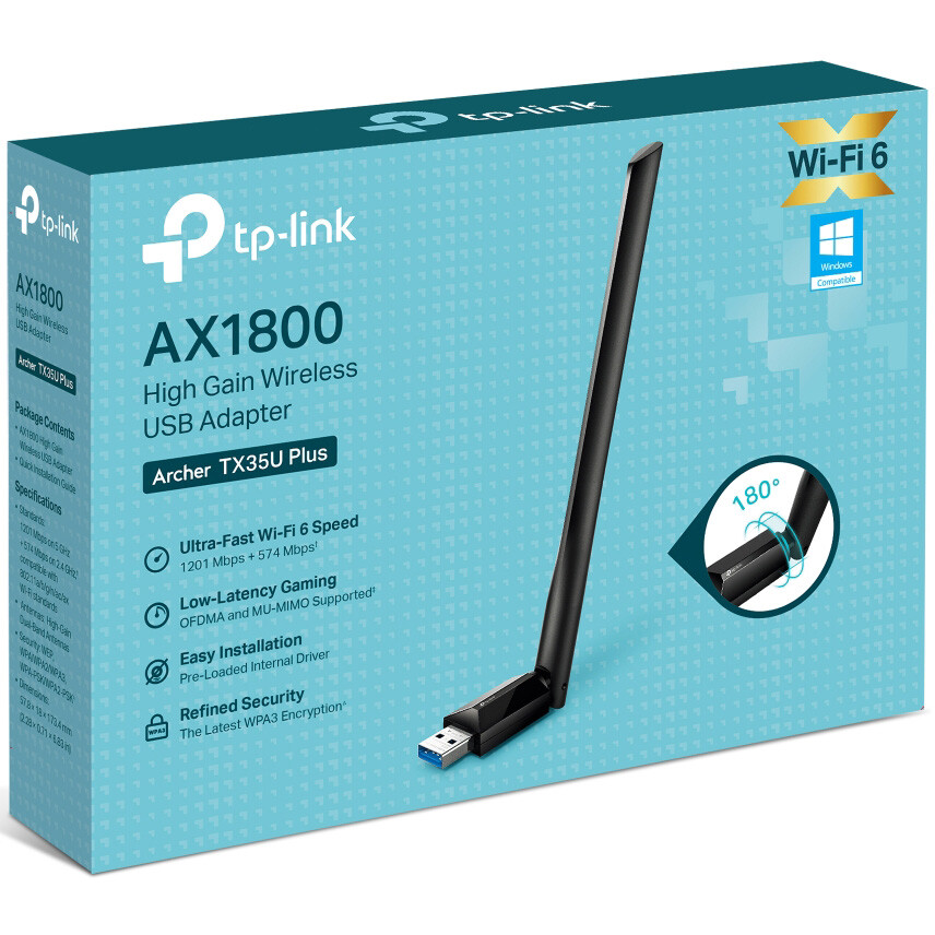 Wi-Fi адаптер TP-Link Archer TX35U Plus - ARCHER TX35U PLUS - фото 4