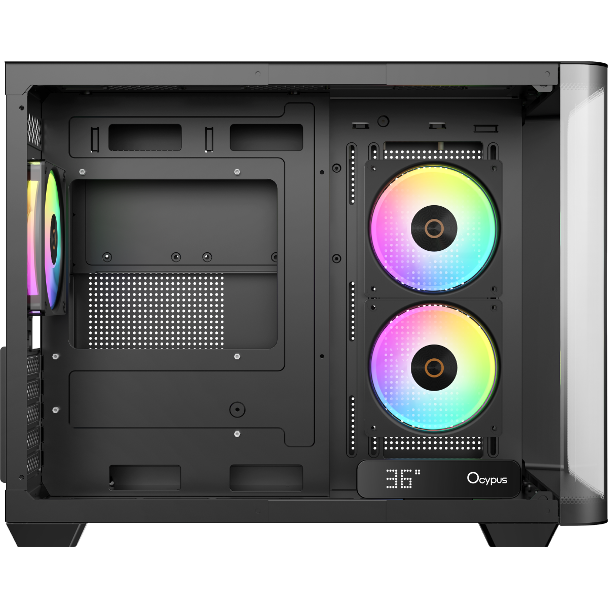 Корпус Ocypus Iota C50 Curve BK ARGB - Iota-C50-BKD300CD-GL - фото 4