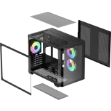 Корпус Ocypus Iota C50 Curve BK ARGB (Iota-C50-BKD300CD-GL)