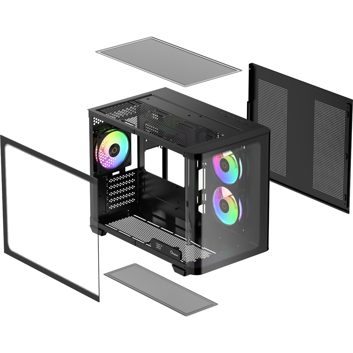 Корпус Ocypus Iota C50 Curve BK ARGB - Iota-C50-BKD300CD-GL - фото 8