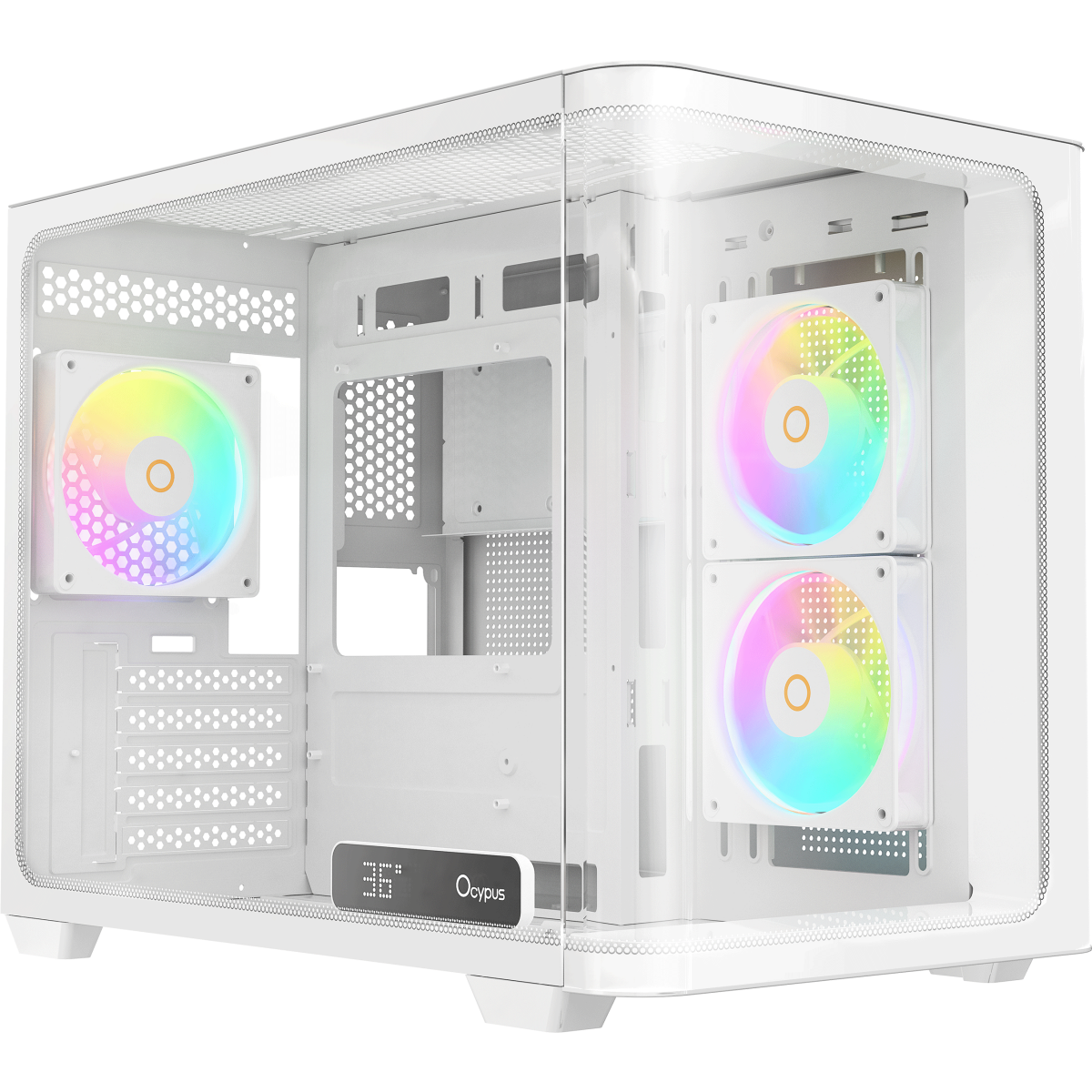 Корпус Ocypus Iota C50 Curve WH ARGB - Iota-C50-WHD300CD-GL