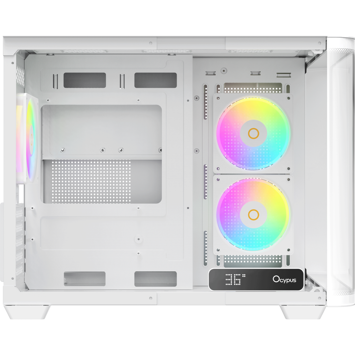 Корпус Ocypus Iota C50 Curve WH ARGB - Iota-C50-WHD300CD-GL - фото 4