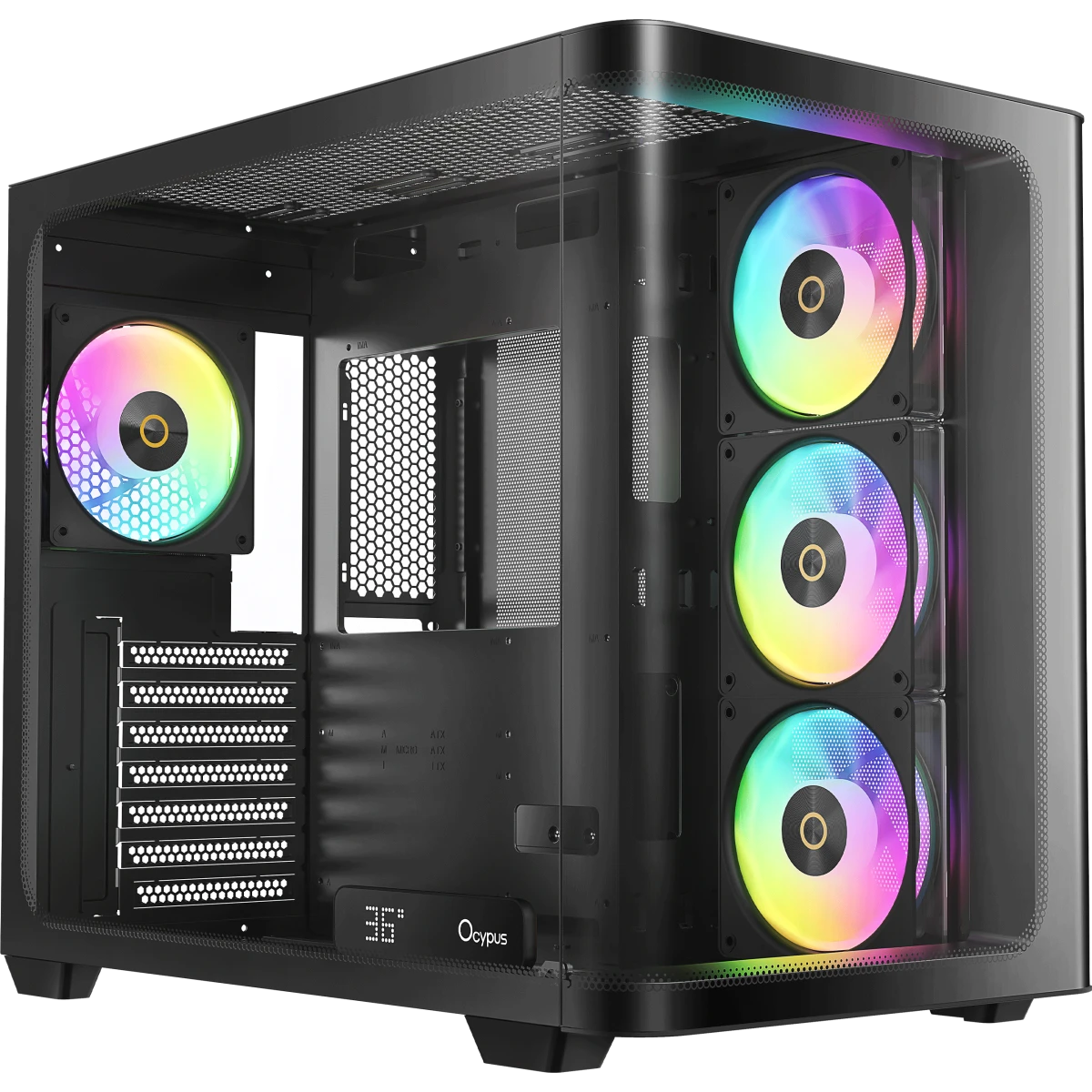 Корпус Ocypus Iota C70 Curve BK ARGB - Iota-C70-BKD400CD-GL
