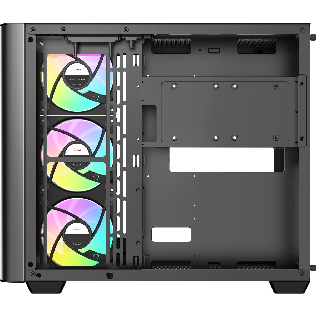 Корпус Ocypus Iota C70 Curve BK ARGB - Iota-C70-BKD400CD-GL - фото 5