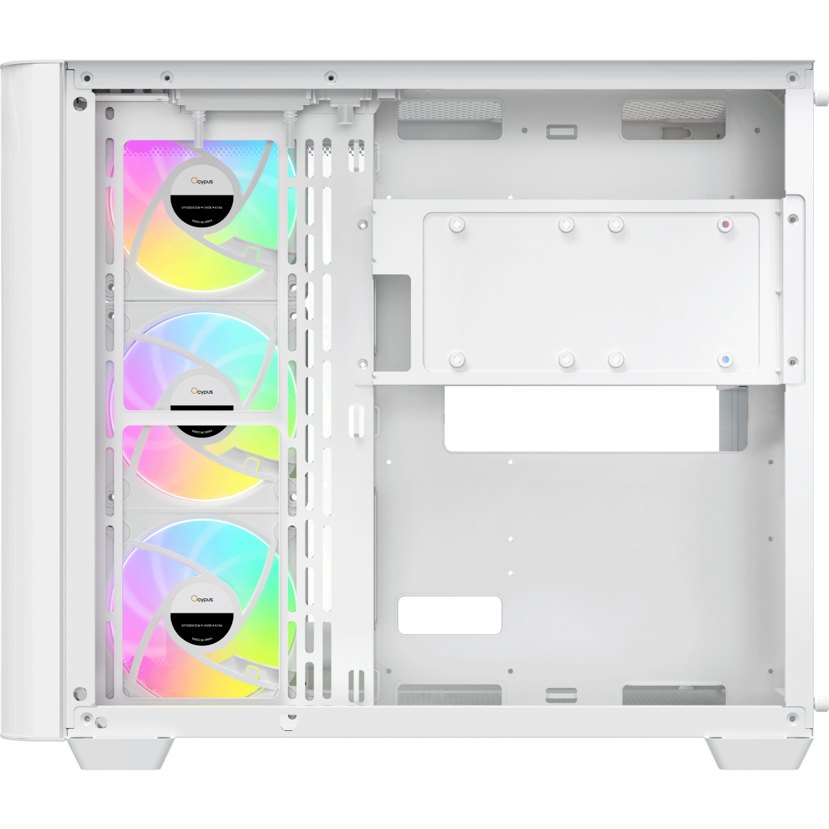 Корпус Ocypus Iota C70 Curve WH ARGB - Iota-C70-WHD400CD-GL - фото 5