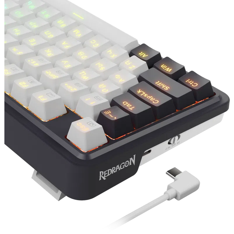 Клавиатура Redragon Ucal Pro Black/White (72008) - фото 10