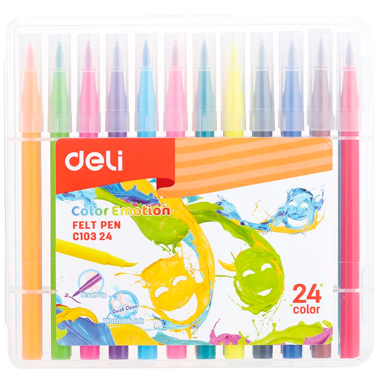 Фломастеры Deli EC10324