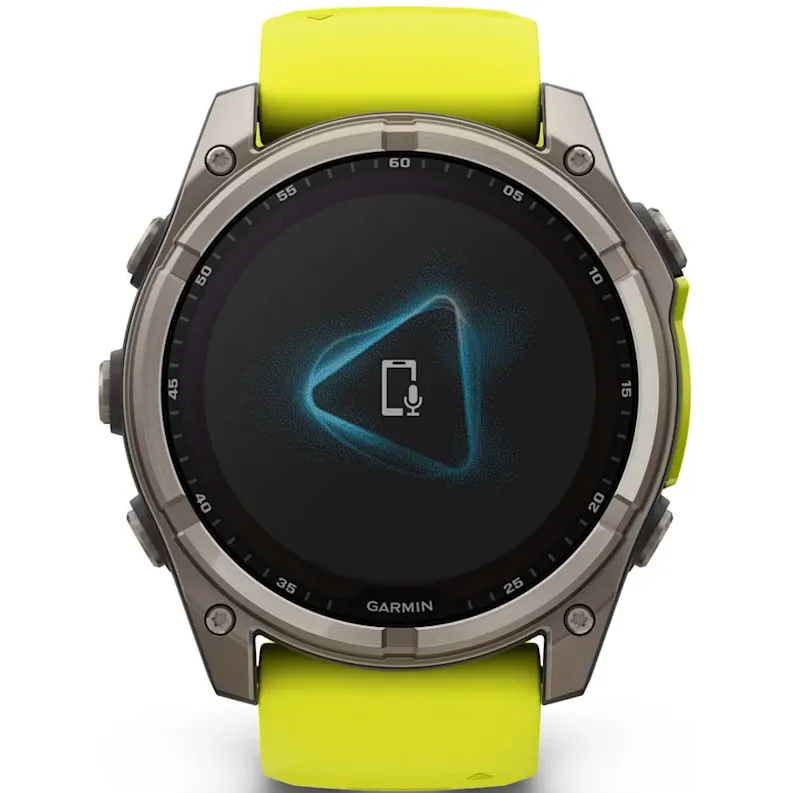 Умные часы Garmin Fenix 8 51mm Sapphire Titanium with Amp yellow/graphite silicone band - 010-02907-21 - фото 12