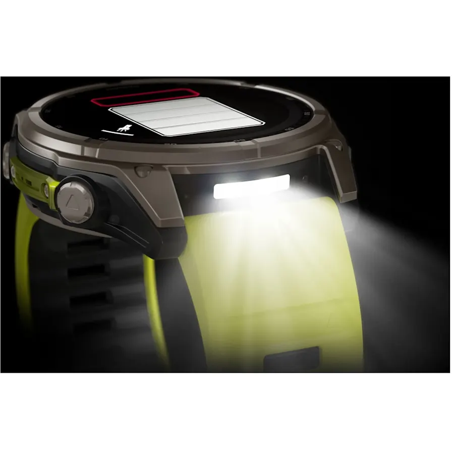 Умные часы Garmin Fenix 8 51mm Sapphire Titanium with Amp yellow/graphite silicone band - 010-02907-21 - фото 13