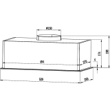 Вытяжка Weissgauff Box 850 Touch Black Glass (439059)