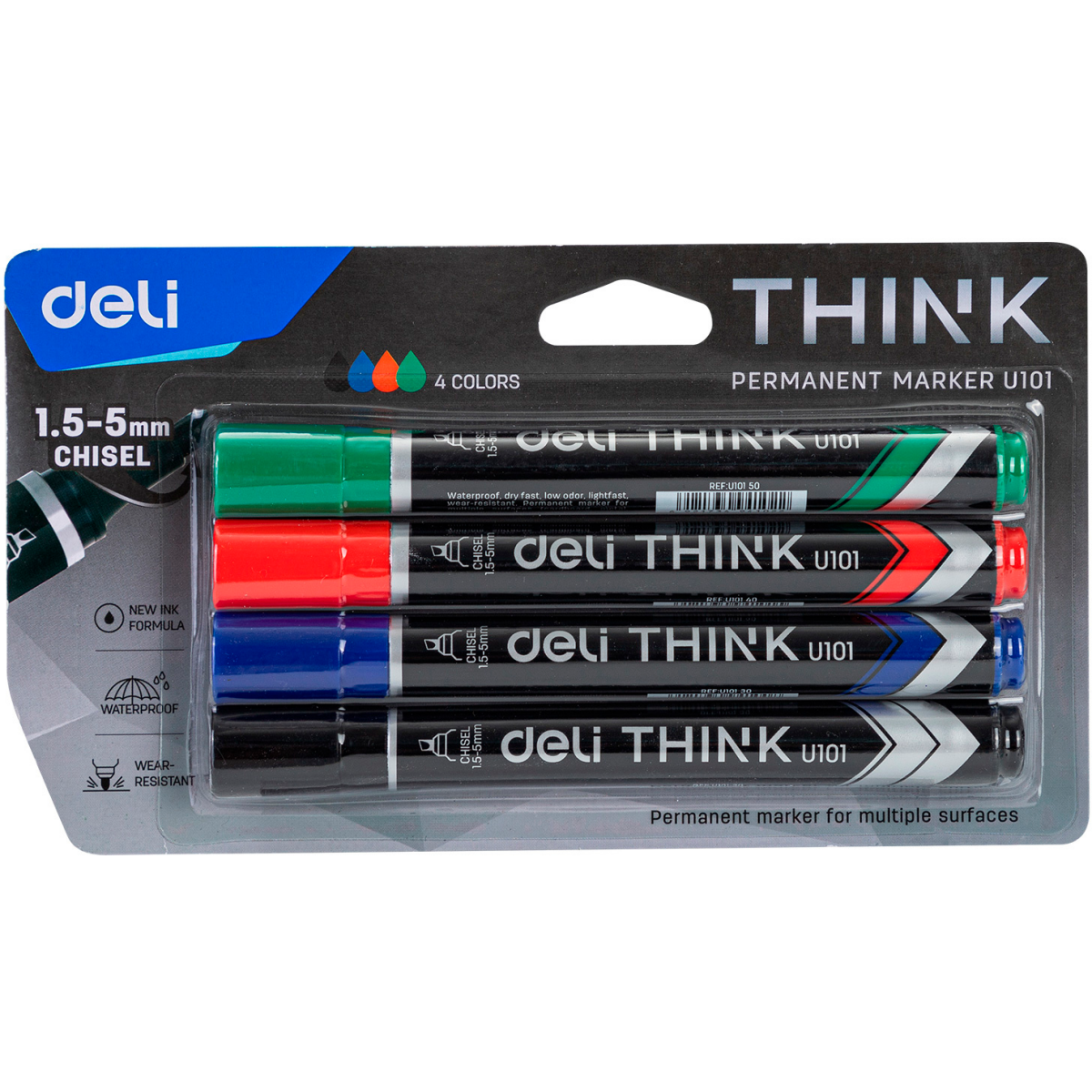 Набор маркеров Deli EU10101 - фото 4