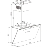 Вытяжка Weissgauff Zibal 60 BL Sensor Matt Edition (438770)