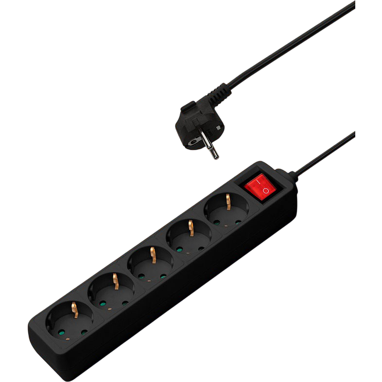 Сетевой фильтр CBR CSF-SP-5-050M-B Black