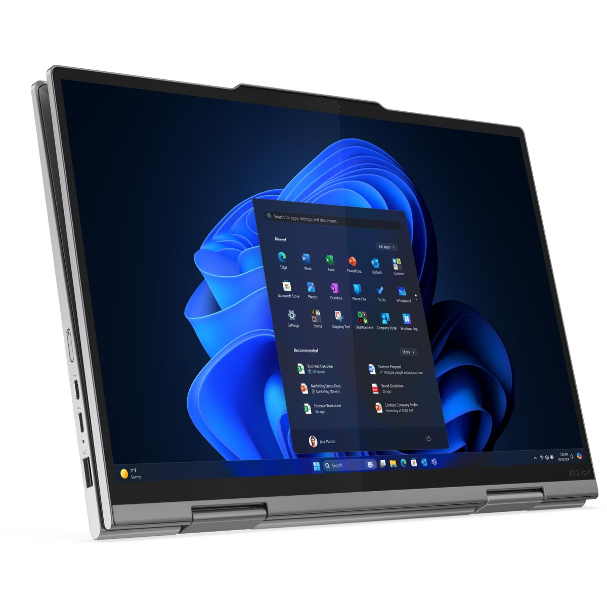 Ноутбук Lenovo ThinkPad X1 2-in-1 Gen 10 Aura Edition (21NU003LUS) - фото 7
