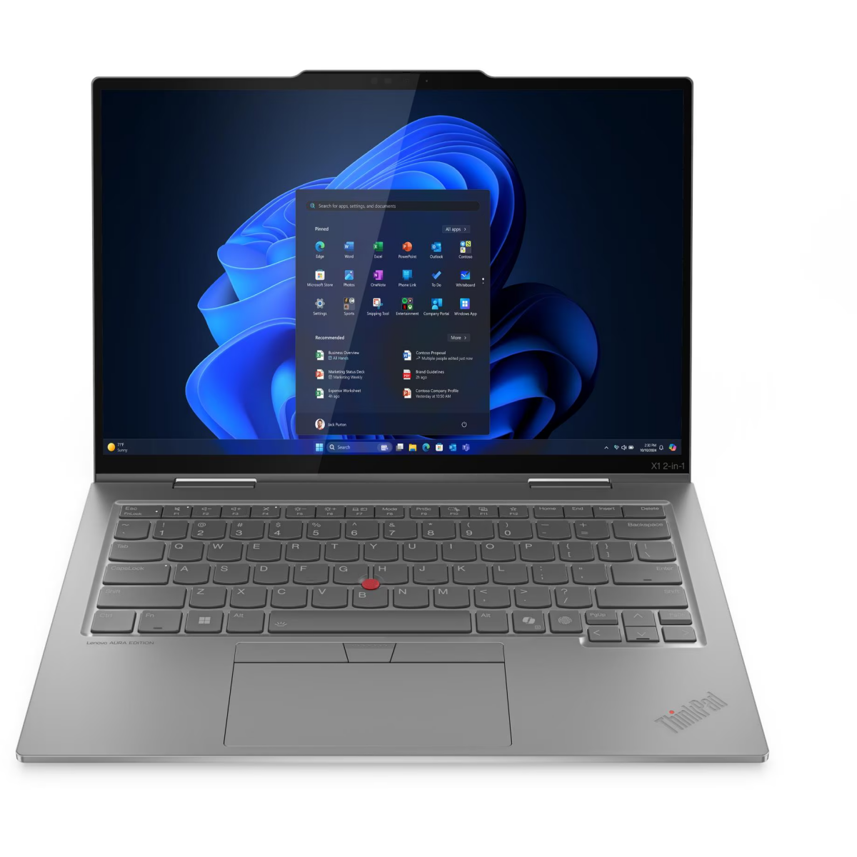 Ноутбук Lenovo ThinkPad X1 2-in-1 Gen 10 Aura Edition (21NU003LUS) - фото 4