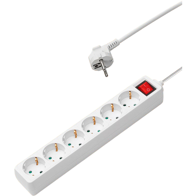 Сетевой фильтр CBR CSF-SP-6-018M-W White