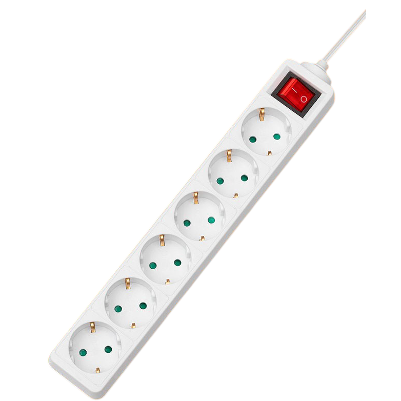 Сетевой фильтр CBR CSF-SP-6-018M-W White - фото 2