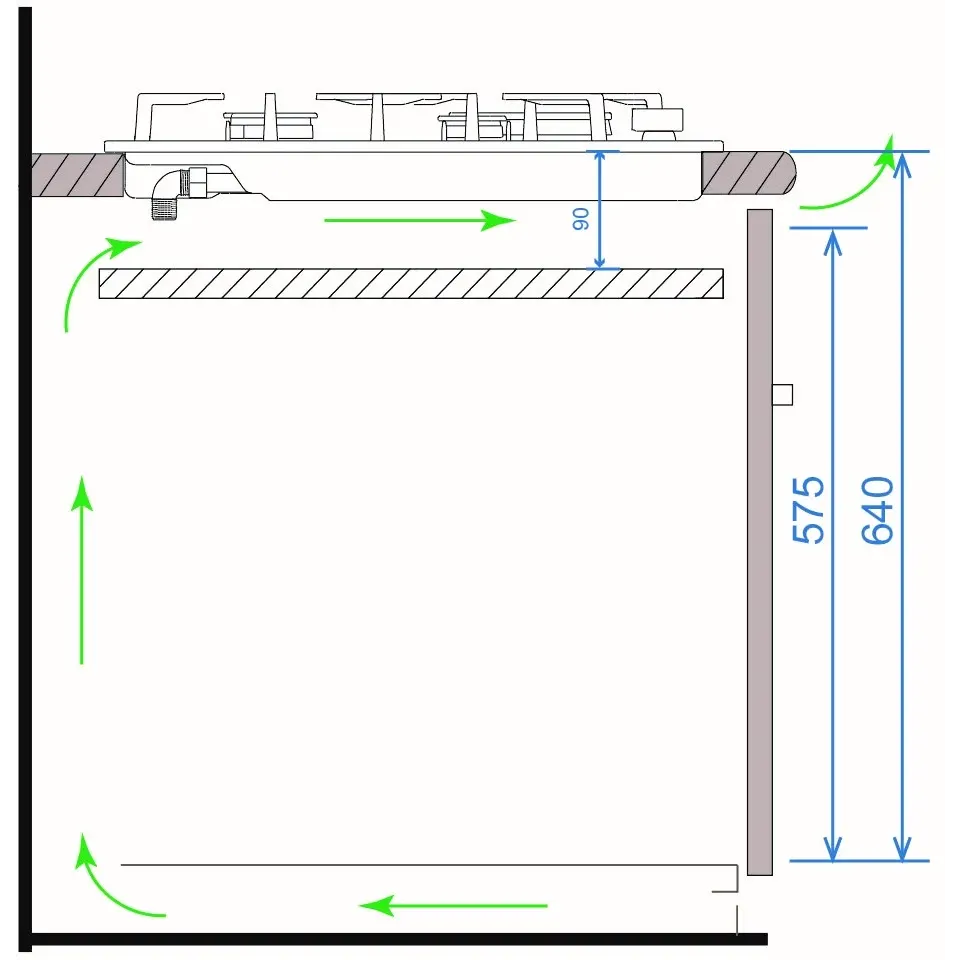 Газовая варочная панель Haier HHX-G64CNB - TD0026292RU - фото 2