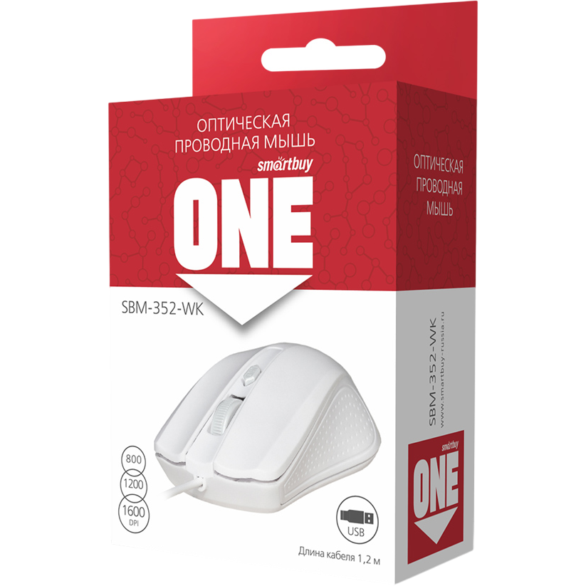 Мышь SmartBuy SBM-352-WK - фото 3