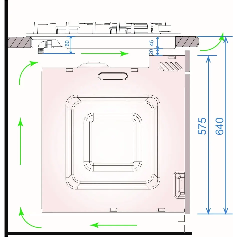 Газовая варочная панель Haier HHX-M64CNX - TD0026290RU - фото 3