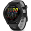 Умные часы Garmin Forerunner 265 Black Bezel and Case with Black/Powder Gray Silicone Band - 010-02810-10