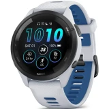 Умные часы Garmin Forerunner 265 Black Bezel with Whitestone Case and Whitestone/Tidal Blue Silicone Band (010-02810-11)