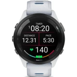 Умные часы Garmin Forerunner 265 Black Bezel with Whitestone Case and Whitestone/Tidal Blue Silicone Band (010-02810-11)