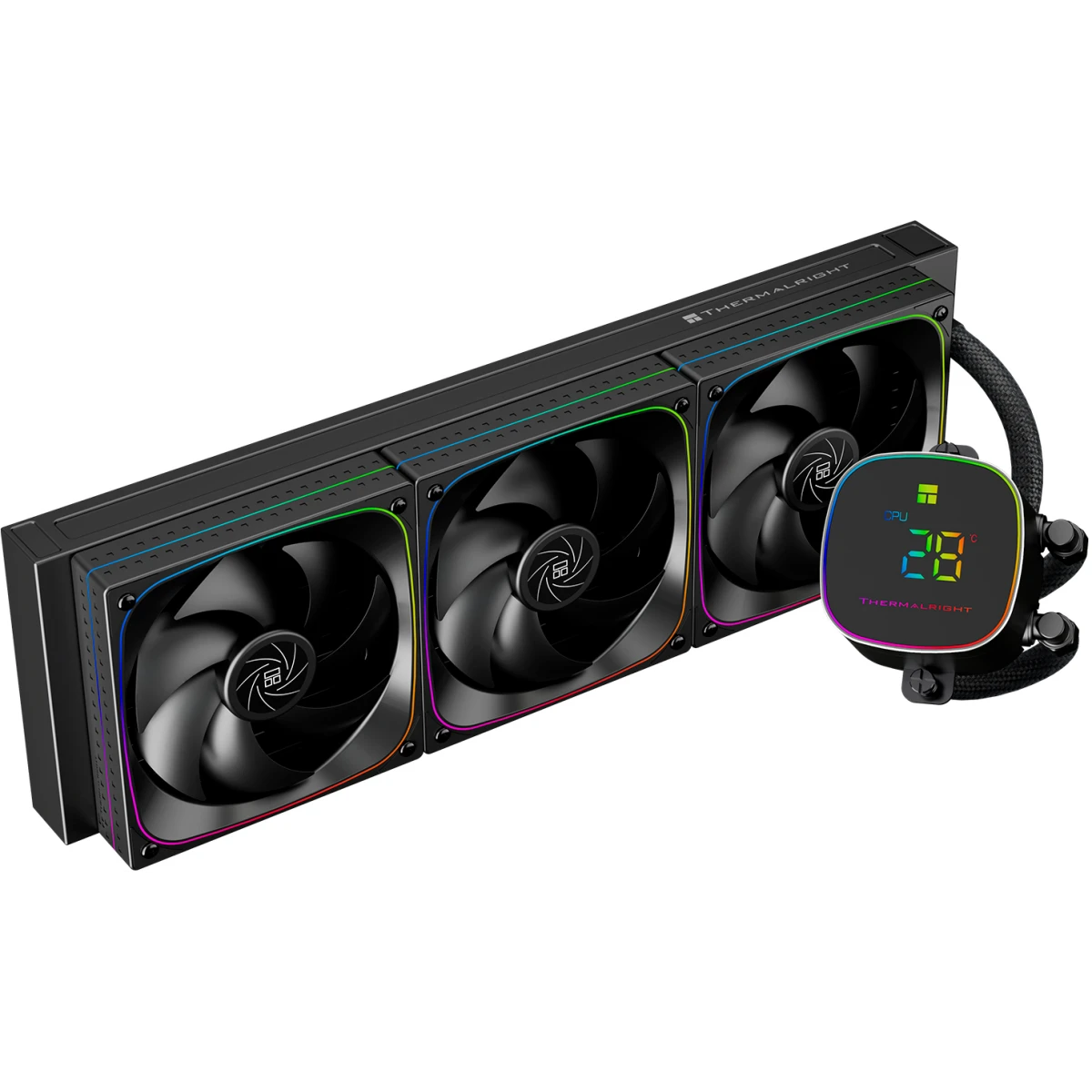 Система жидкостного охлаждения Thermalright Frozen Horizon 360 Digital ARGB Black - TRFH360DAB