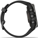 Умные часы Garmin Epix Pro (Gen 2) Sapphire Edition 42mm Carbon Grey DLC Titanium with Black Band (010-02802-15)