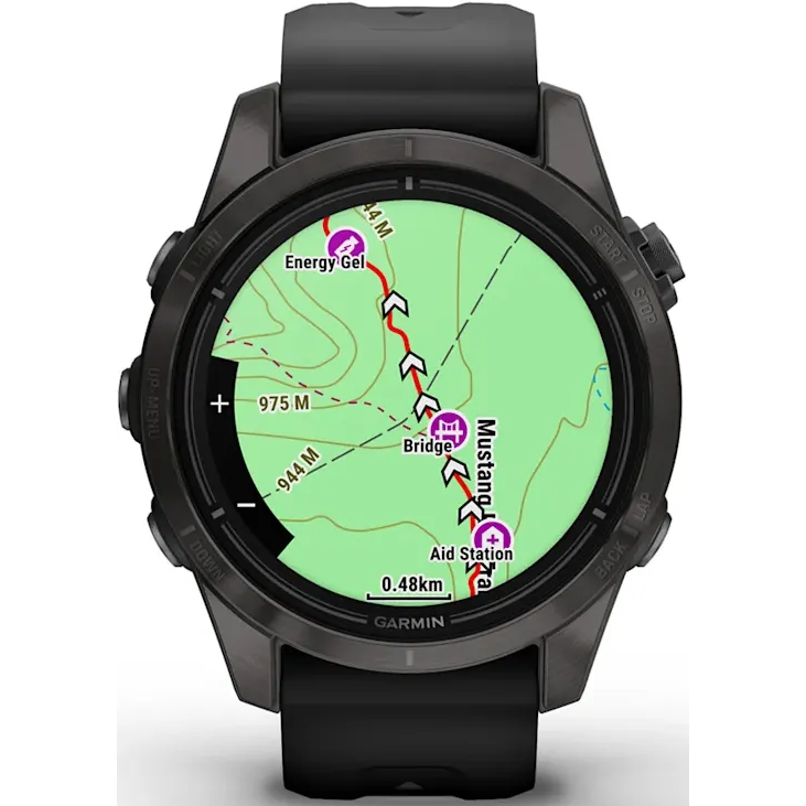 Умные часы Garmin Epix Pro (Gen 2) Sapphire Edition 42mm Carbon Grey DLC Titanium with Black Band - 010-02802-15 - фото 11