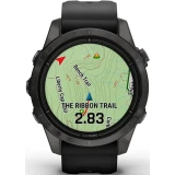 Умные часы Garmin Epix Pro (Gen 2) Sapphire Edition 42mm Carbon Grey DLC Titanium with Black Band (010-02802-15)