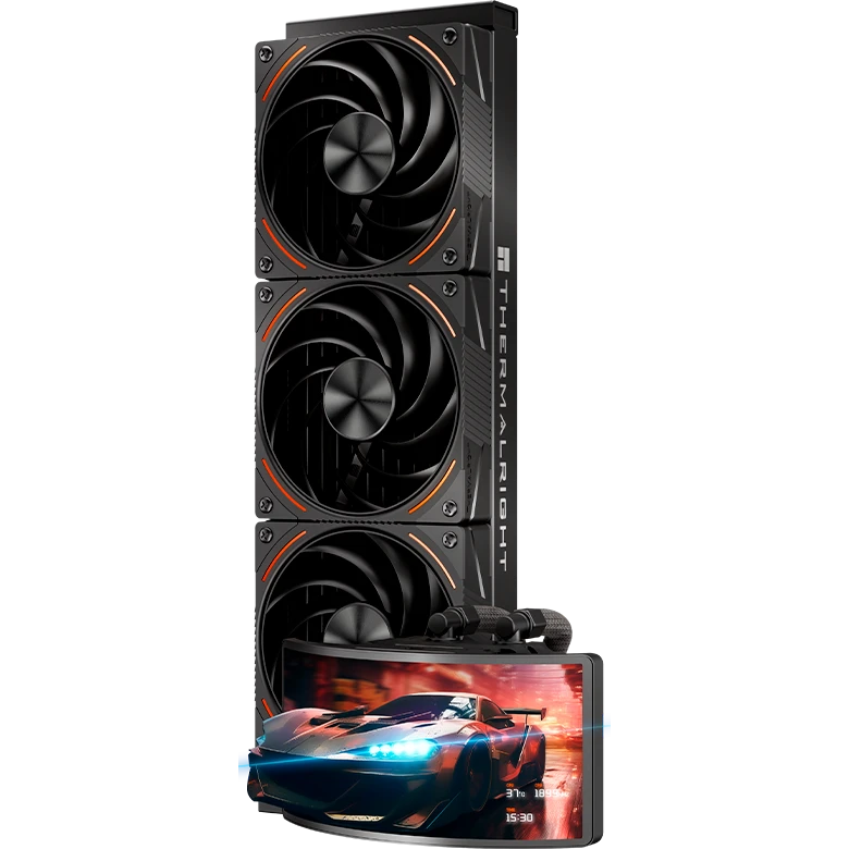 Система жидкостного охлаждения Thermalright Rainbow Vision 360 Turbo ARGB Black - TRRV360TAB