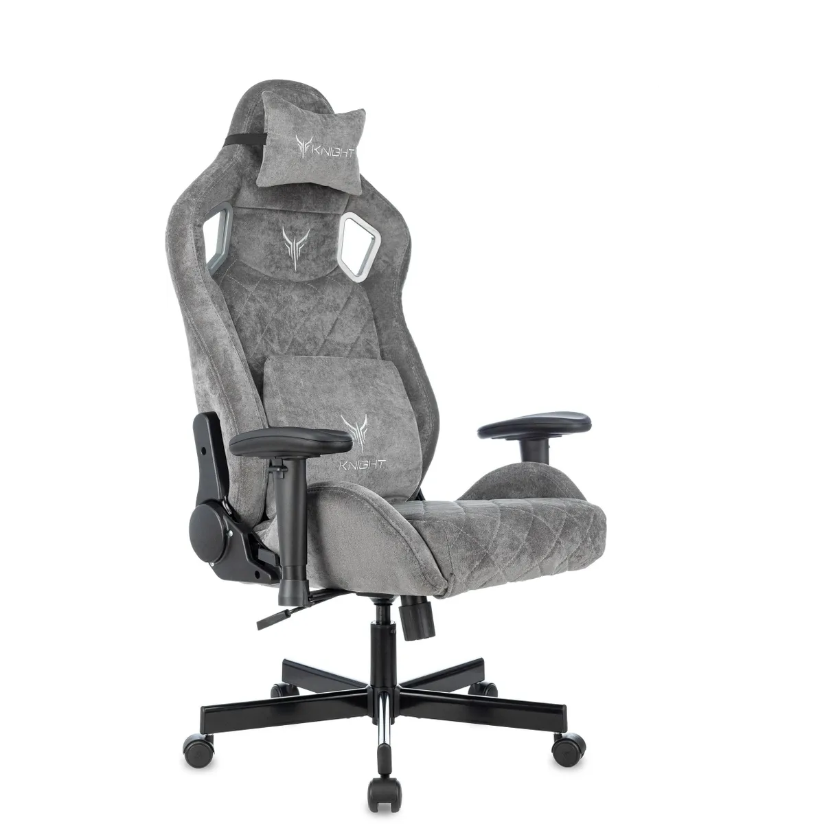 Игровое кресло Бюрократ Knight Outrider Grey - KNIGHT OUTRIDER GLTD