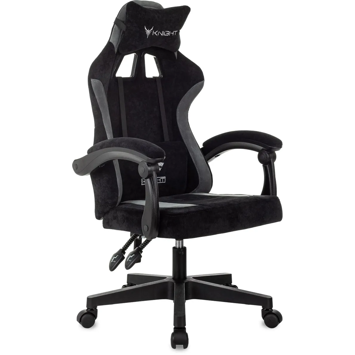 Игровое кресло Бюрократ Knight Wolf Black - KNIGHT WOLF B