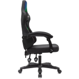 Игровое кресло Бюрократ Knight Wolf RGB Black (KNIGHT WOLF RGB B)