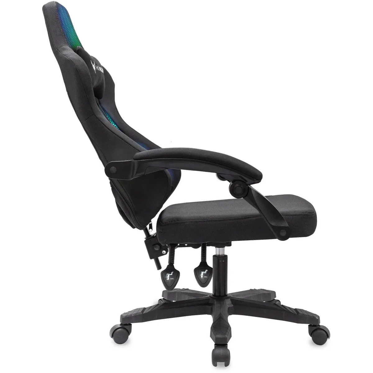 Игровое кресло Бюрократ Knight Wolf RGB Black - KNIGHT WOLF RGB B - фото 3